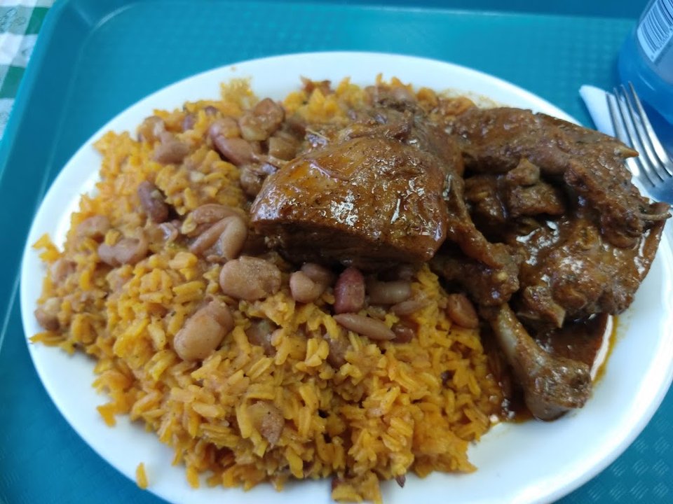Stew Beef Rice and Beans